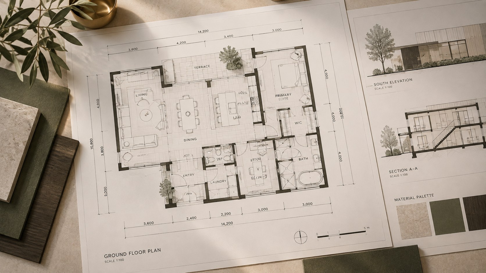 Representative drawing production setting